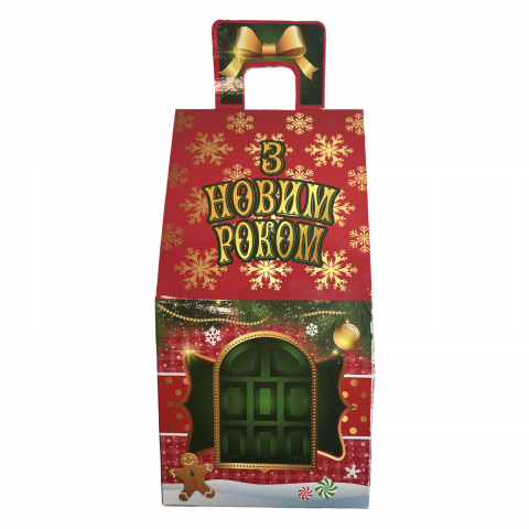 Картонна коробка З Новим Роком 350 гр.