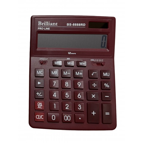 Калькулятор Brilliant BS-8888RD червоний шт.