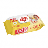 DELUXE Влажная салфетка 120шт. Детская Lili с клапаном уп. 1/120