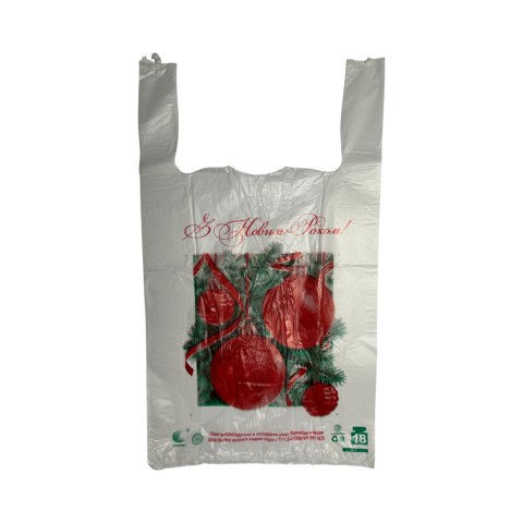 Пакет майка 28х49 Шарики НГ уп. 1/250 Пакет майка 28х49 Шарики НГ уп. 1/250