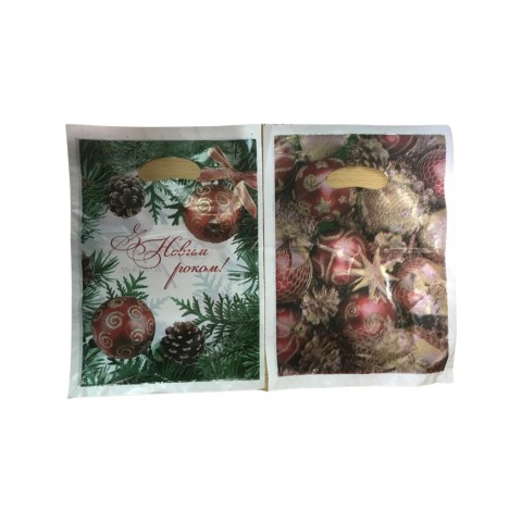 Пакет прорезной 20х30 For you Новогодний уп. 1/100