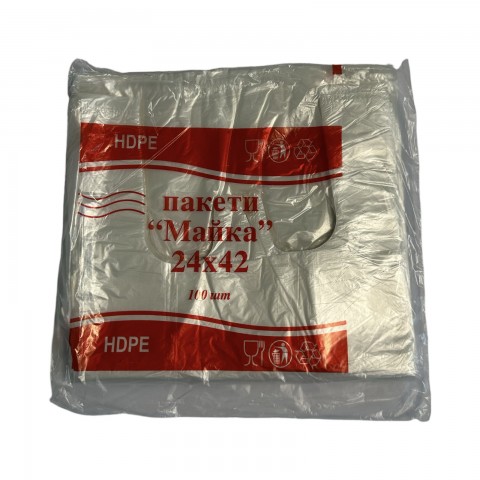 Пакет майка 24х42 уп. 1/100 Пакет майка 24х42 уп. 1/100
