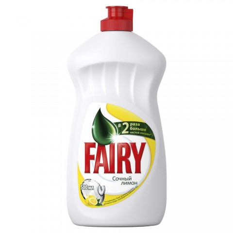 Средство для мытья посуды FAIRY 500мл. Сочный лимон шт. Средство для мытья посуды FAIRY 500мл. Сочный лимон шт.