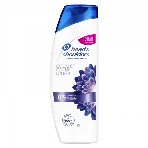 Шампунь проти лупи Head & Shoulders 400мл Обсяг від самого коріння шт.