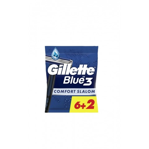 Бритвы одноразовые GILLETTE BLUE 3 Comfort Slalom 6+2 шт. Бритвы одноразовые GILLETTE BLUE 3 Comfort Slalom 6+2 шт.