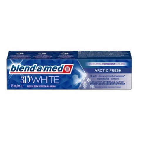 Зубная паста BLEND-A-MED 75мл. 3D White арктическая  свежесть шт.
