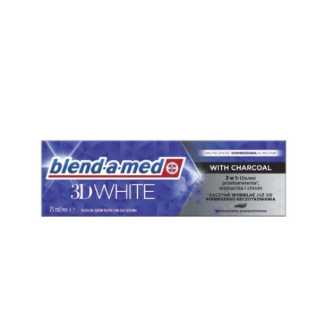 Зубная паста BLEND-A-MED 75мл. 3D White с древесным углем шт.
