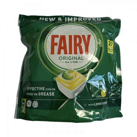 Капсулы для посудомоечных машин FAIRY 27шт. Лимон Капсулы для посудомоечных машин FAIRY 27шт. Лимон