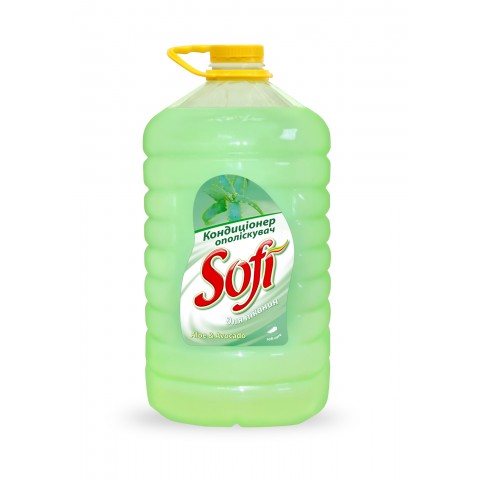Кондиціонер для тканин Sofi 3л пет пляшка aloe & avocado (зеленый) шт. Кондиціонер для тканин Sofi 3л пет пляшка aloe & avocado (зеленый) шт.