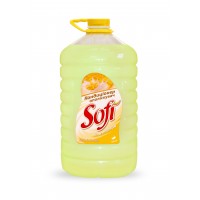 Кондиціонер для тканин Sofi 3л пет пляшка Milk Honey (желтый) шт.