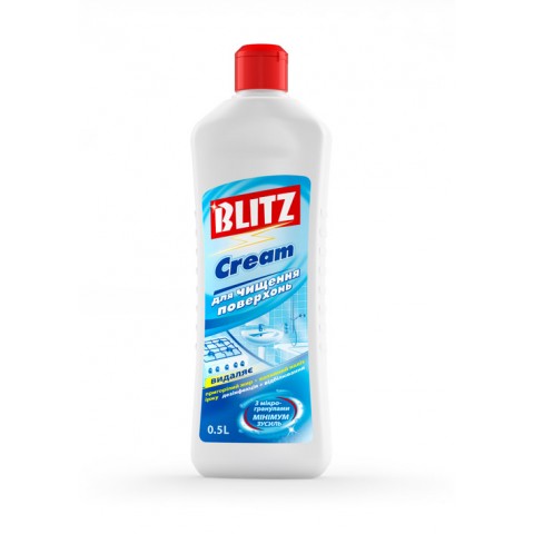 Крем для чищення поверхонь BLITZ 700гр. cream активний хлор шт. Крем для чищення поверхонь BLITZ 700гр. cream активний хлор шт.