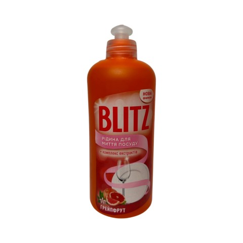 Бальзам для мытья посуды BLITZ 0,5 л. бутылка Грейпфрут шт. Бальзам для мытья посуды BLITZ 0,5 л. бутылка Грейпфрут шт.