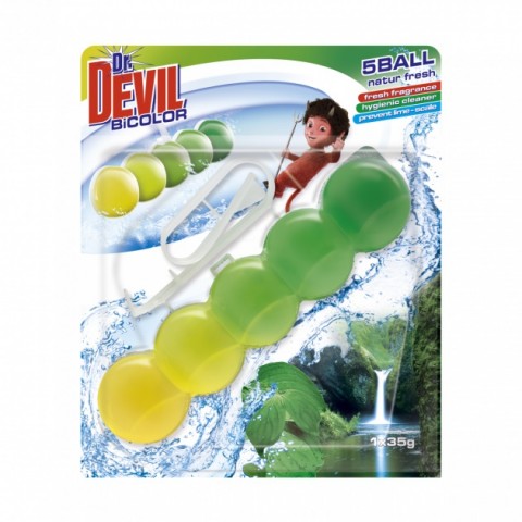 Туалетные шарики DEVIL Природная свежесть 1*35 гр. Туалетные шарики DEVIL Природная свежесть 1*35 гр.
