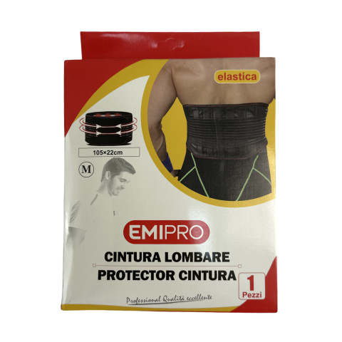 Пояс для попереку 105х22см Emi Style розмір М 1шт Пояс для попереку 105х22см Emi Style розмір М 1шт