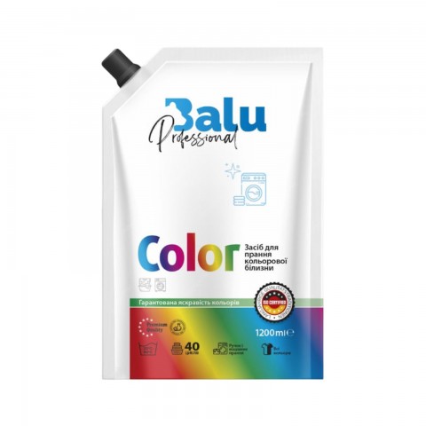 Гель для прання BALU FRESH WHITE 1.2л. для прання білої білизни дой-пак