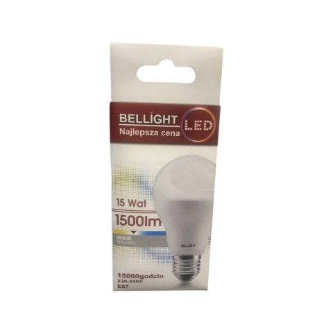 LED Лампа А60 Е27 4000К 15Вт LED Лампа А60 Е27 4000К 15Вт