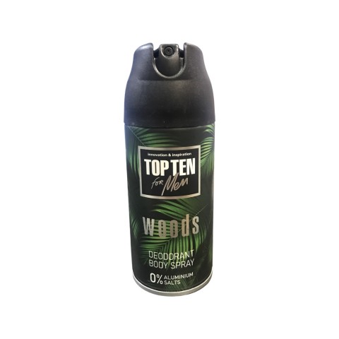 Аерозольний дезодорант для чоловіків Top Ten 150мол. Woods  шт