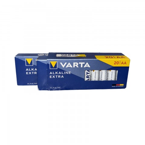 Батарейки алкалиновые VARTA ALKALINE EXTRA АА R6 пальчик уп. 1/20