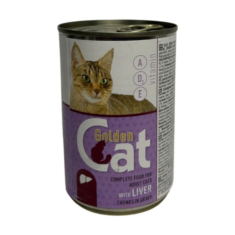Консерви для котів Golden Cat з печінкою 415г.