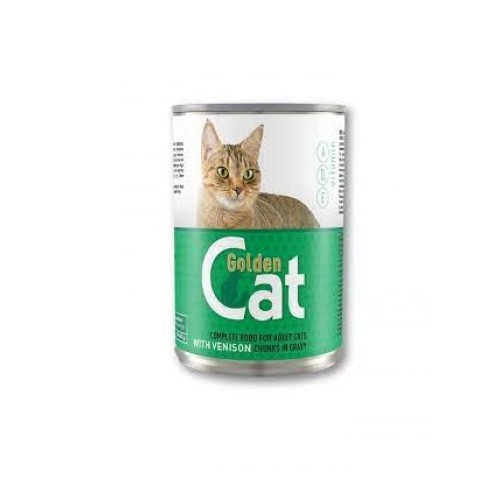 Консерви для котів Golden Cat з олениною 415г. Консерви для котів Golden Cat з олениною 415г.