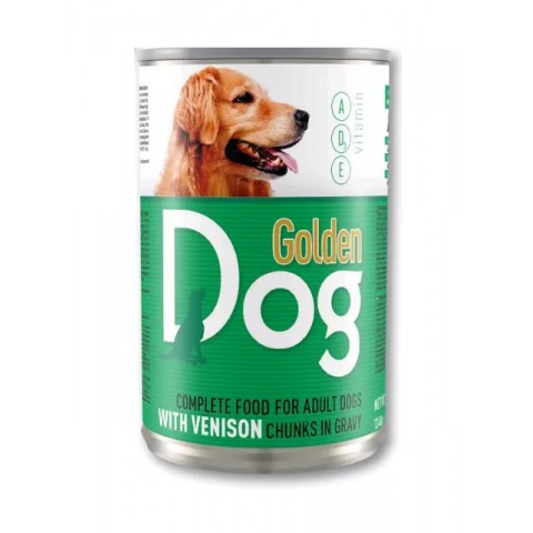 Консерви для собак Golden Dog з олениною 415г. Консерви для собак Golden Dog з олениною 415г.