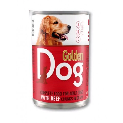 Консервы для собак Golden Dog с говядиной 1,240кг.