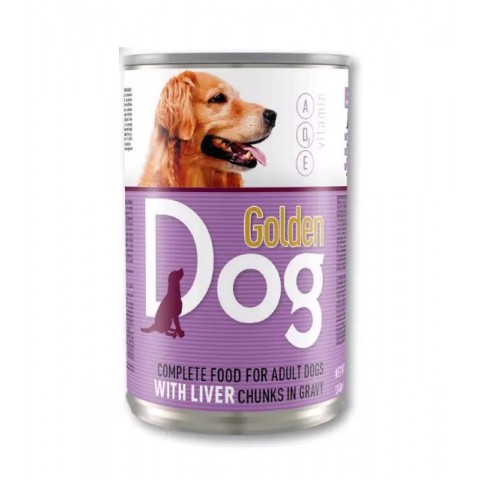 Консервы для собак Golden Dog с печенью 1,240кг.