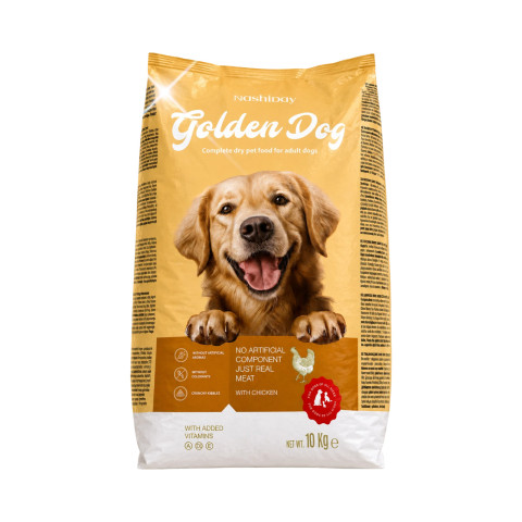 Сухой корм для собак Golden Dog с курицей 10кг.