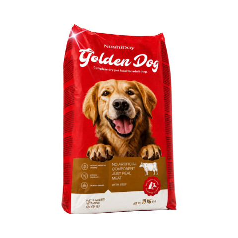 Сухий корм для собак Golden Dog з яловичиною 10кг.