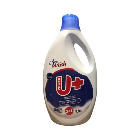Гель для прання Ira Wash Universal U+ 5,9л Гель для прання Ira Wash Universal U+ 5,9л