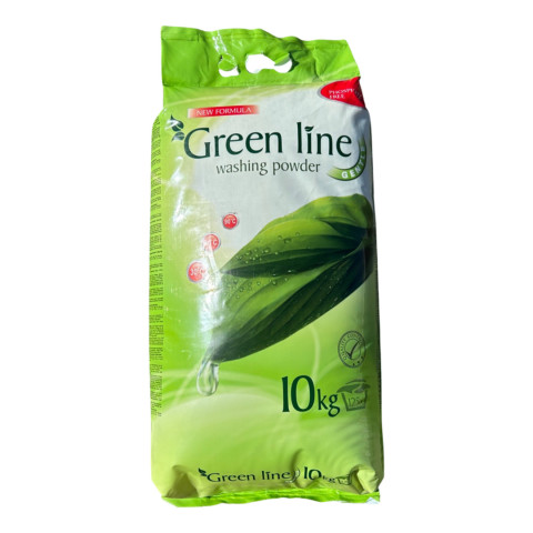 Пральний порошок універсальний GREEN LINE GENTLE (зелений) 10 кг.