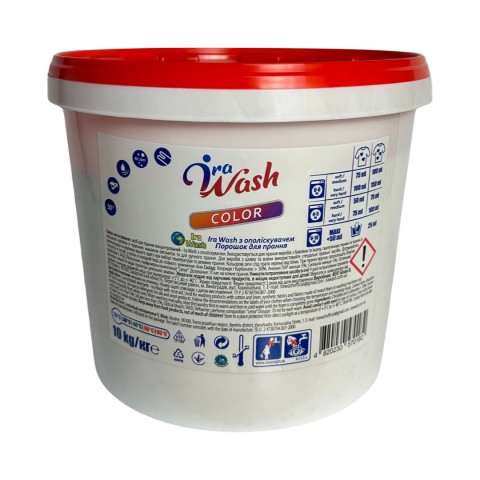 Порошок для прання Ira Wash Color C+ 10.5 кг відро Порошок для прання Ira Wash Color C+ 10.5 кг відро