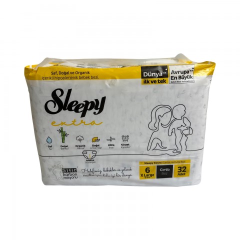 Подгузники детские SLEEPY Extra XLarge-6 16-25кг уп. 1/32 Подгузники детские SLEEPY Extra XLarge-6 16-25кг уп. 1/32