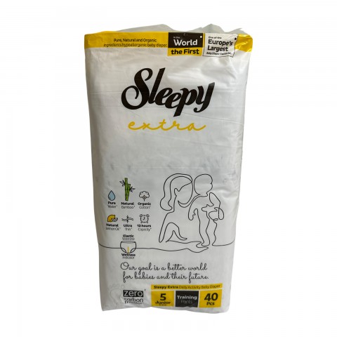 Подгузники-трусики детские SLEEPY Extra Junior-5 11-18кг шт. 1/40 Подгузники-трусики детские SLEEPY Extra Junior-5 11-18кг шт. 1/40