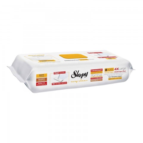 Вологі рушники для миття підлоги 50шт. Sleepy Easy Clean Herbal з жовтим клапаном уп.1/50 Вологі рушники для миття підлоги 50шт. Sleepy Easy Clean Herbal з жовтим клапаном уп.1/50