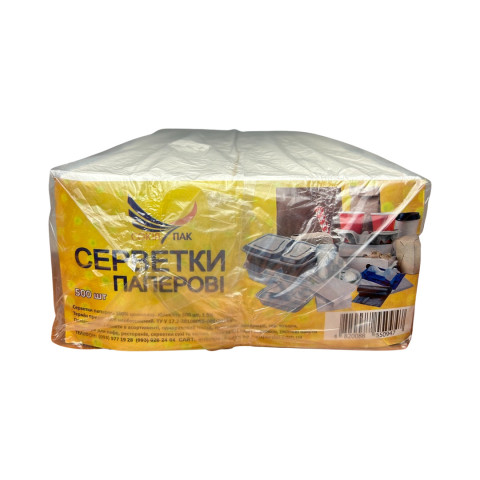 Серветка КБР Сокіл Пак біла уп. 1/500 Серветка КБР Сокіл Пак біла уп. 1/500