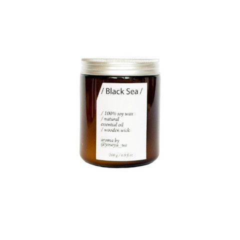 Свічка соєва з ароматом Black Sea 200g