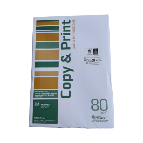 Бумага COPY & PRINT А4 БЕЛАЯ 80г/м2 уп. 1/500