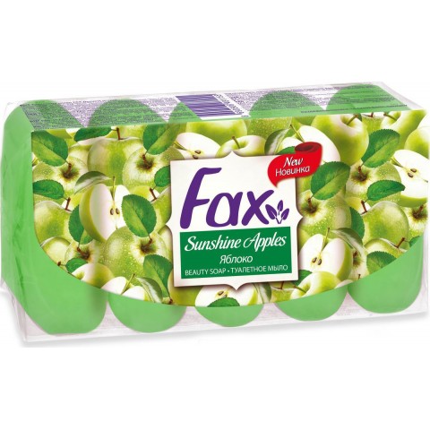 Мыло FAX 5х70гр. экопак Яблоко и авокадо уп. 1/5 Мыло FAX 5х70гр. экопак Яблоко и авокадо уп. 1/5