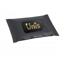 Влажная салфетка 15 шт. UNIS Perfume Black шт. 1/15 Влажная салфетка 15 шт. UNIS Perfume Black шт. 1/15