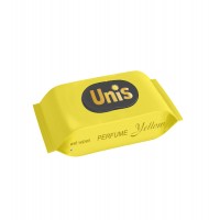 Волога серветка 84 UNIS антибактеріальні Perfume Yellow з клапаном уп. 1/84