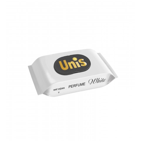Волога серветка 48 UNIS антибактеріальні Perfume White з клапаном уп. 1/48 Волога серветка 48 UNIS антибактеріальні Perfume White з клапаном уп. 1/48