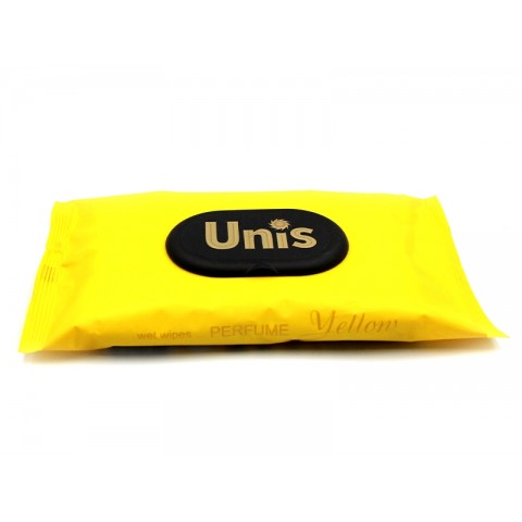 Волога серветка 24 UNIS антибактеріальні Perfume Yellow з клапаном уп. 1/24 Волога серветка 24 UNIS антибактеріальні Perfume Yellow з клапаном уп. 1/24