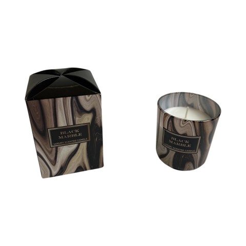 Cвеча СТАКАН арома Black Marble 150g. шт. Cвеча СТАКАН арома Black Marble 150g. шт.