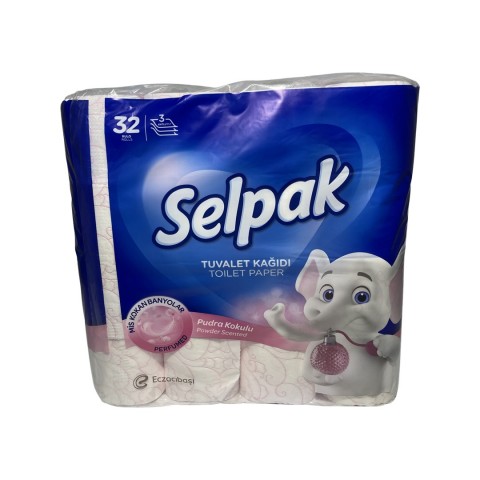 Туалетний папір Selpack 3-х шарова класік уп. 1/32 Туалетний папір Selpack 3-х шарова класік уп. 1/32