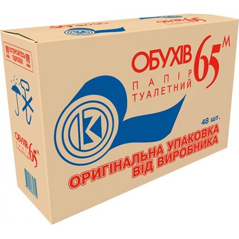 Туалетний папір ОБУХІВ оригінал ящ. 1/48 Туалетний папір ОБУХІВ оригінал ящ. 1/48