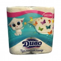 Туалетная бумага 2-х слойная Диво Decoro бело-зеленый уп. 1/4 Туалетная бумага 2-х слойная Диво Decoro бело-зеленый уп. 1/4