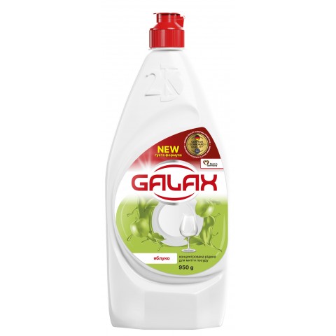 Рідина для миття посуду Galax 950мл яблуко (концентрат) шт. Рідина для миття посуду Galax 950мл яблуко (концентрат) шт.