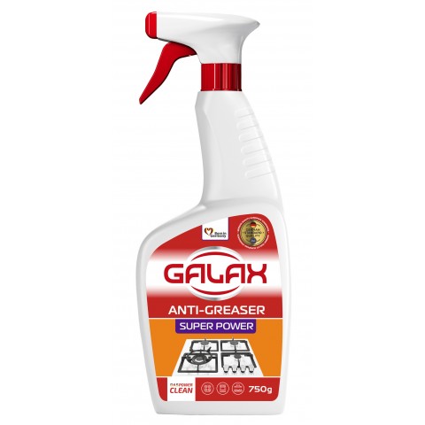 Засіб для видалення жиру з кухонних поверхонь Galax das PowerClean 750мл. тригер шт. Засіб для видалення жиру з кухонних поверхонь Galax das PowerClean 750мл. тригер шт.