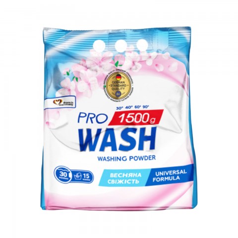Пральний порошок універсальний ProWash 1,5кг весняна свіжість шт. Пральний порошок універсальний ProWash 1,5кг весняна свіжість шт.